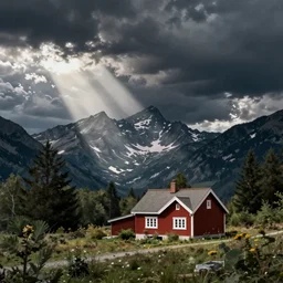 nordic style wallpaper art