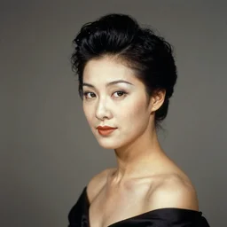 a portrait of an elegant lady, ektachrome