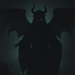 mystical shadow god, film photo, grainy, high detail, high resolution