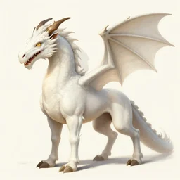 The general footing brought to us by Homer is that a true dragon is white with four spiny legs, a fork-tongued crest, an underslung jaw, golden eyes and breath that burns.That was only for more civilized liegemen; mere boots for us. Think of them as solely oceangoing horses enlarged. - n 9