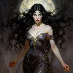 sorceress by Frank Frazetta,fantasy artwork,beautiful,striking,high quality!!!!!,masterpiece!!!!