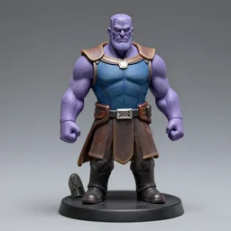 thanos plasticine miniature