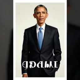 Obama in the style of a polish movie poster