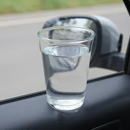 a drivable cup of water