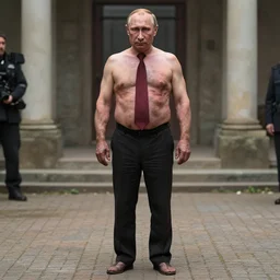 putin mutation, pathetic, despicable, dirty, lepra, full - body, symmetric!!, 4 k full hd,
