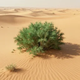 greenish chuch in the middle of a desert, concept art, artstation, realistic, artistic, 4 k detailed