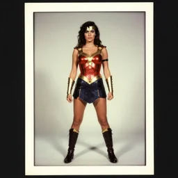 she - ra, portrait, full body, symmetrical features, color photo, 1 9 8 5 photograph, kodachrome, aged paper, sergio leone, master prime lenses, cinematic