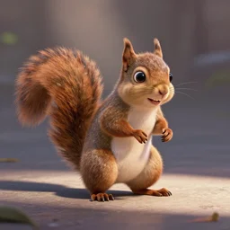 squirrel terminator pixar movie title card