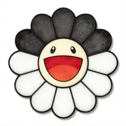 art materials, handmade by takashi murakami, ink, masterpiece, ultra smooth details