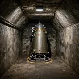 secret photo of a nuclear underground bunker