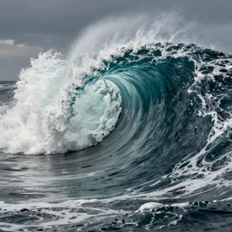 banzai pipeline wave breaking darkness barrel by zdzisław beksinski ; ultra - realistic 3 d depth shading ; third reef pipeline by katsushika hokusai