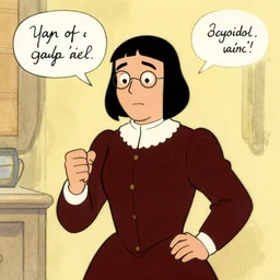 warm, intelligenced, exacting and quite funny joan of arc, artwork by gary larson