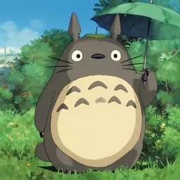 still from studio ghibli movie lMy Neighbor Totoro, Hayao Miyazaki