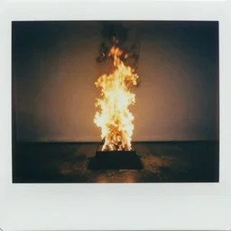 a beautiful performance art of a bright and fiery soul a power to do great things ; but i fear you may one day unleash such a tempest of fire that you may consume yourself, and all the world around you. poloroid by otto marseus van schrieck subdued, minimalist