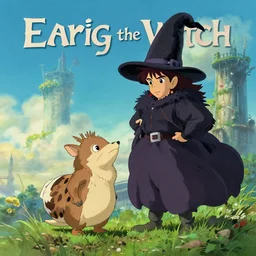 (2020) Earwig and the Witch film covers,Studio Ghibli,epic,masterpiece illustration in the style of Keith Thompson, digital art