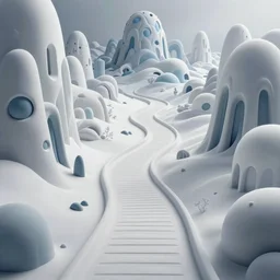 a beguiling epic stunning beautiful and insanely detailed matte painting of the impossible winding path through arctic dream worlds with surreal architecture designed by heironymous bosch, megastructures inspired by heironymous bosch's garden of earthly delights, vast surreal landscape and horizon by cyril rolando and asher durand and natalie shau, masterpiece!!!!, grand!, imaginative!!, whimsical!!!