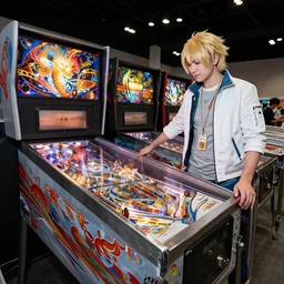 pinball machine cosplay, dragoncon, comiccon, flash photography, wide angle