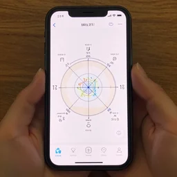 omg i did a thing. astrology chart. adulting. iphone. omg im a vibration.
