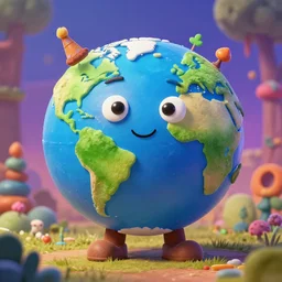 stopmotion fantasy earth animation colorful