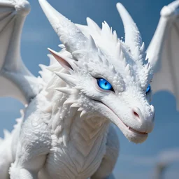 Blue Eyes White Dragon, Epic, Cinematic, Photorealistic