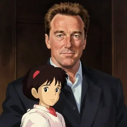 arnold schwarzenegger, portrait shinkai makoto studio ghibli studio key hideaki anno sakimichan stanley artgerm lau rossdraws james jean marc simonetti elegant highly detailed digital painting artstation pixiv