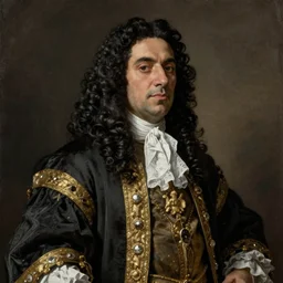 french - black - royalty as part of the 1 8 th century aristocracy, looking regal and classic, strong male - patriarchy painted by rembrandt