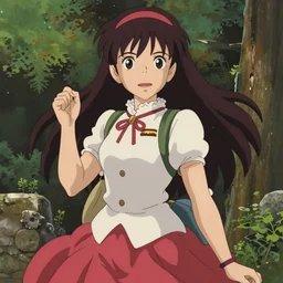 megumin konosuba anime by ghibli studio 8 k