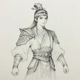 beautiful ink sketch, a chinese ornamental gui in mmorpg