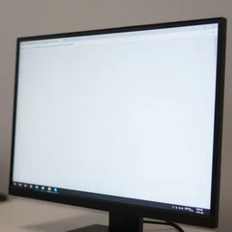 a photograph of a computer monitor. the screen is showing a new, colorful painting of a woman by artgerm and greg rutkowski and alphonse mucha