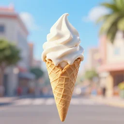 ice cream, octane render