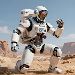 a robot astronaut, tech face, floral! looks like a machine from horizon zero dawn designed by apple, in socotra island, posing for a fight, intricate, elegant, highly detailed, digital painting, establishing shot, an epic fantasy, artstation, smooth, sharp focus, illustration, art by artgerm and greg rutkowski, 8 k