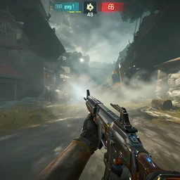 leaked screenshots of unrelased first person shooter, ue 6, ray tracing, volumetric fog, high resolution, 4 k
