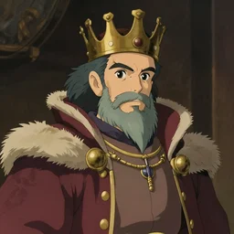 portrait of a medieval old king, portrait shinkai makoto studio ghibli studio key hideaki anno sakimichan stanley artgerm lau rossdraws james jean marc simonetti elegant highly detailed digital painting artstation pixiv