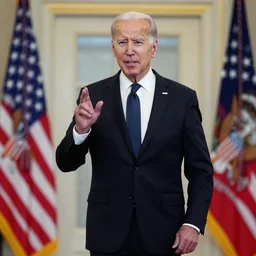 Biden men in black