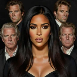 detailed portrait of kim kardashian by syd mead, frank frazetta, ken kelly, simon bisley, richard corben, william - adolphe bouguereau