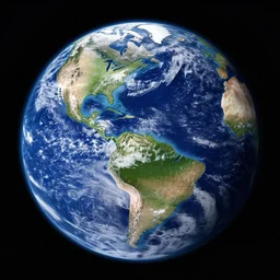 a view of the earth from a telescope