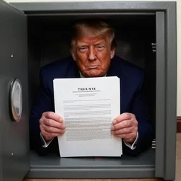 donald trump hiding documents about nuclear weapons in a safe