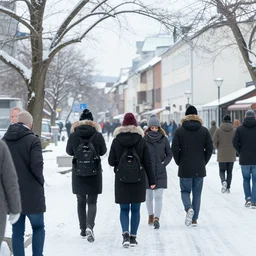 Candid Street Photography. KONO! Wintermarchen