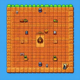video game dungeon tile set, 1 6 bit style