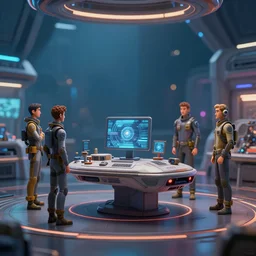 showroom from star citizen. len blur background bokeh. art by ismail inceoglu, filip hodas, and pixar.