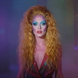 a technicolour dream sequence, lighting by delphin enjolras, make up by grace jones, clouscape, artstation, hazy