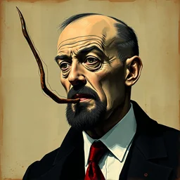 vladimir lenin by salvador dali, trending on artstation, favorites on deviantart, high quality art. artwork masterpieces, award winning