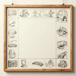 a very well drawn, thought out and easy to understand single story board frame from a brand new action science fiction movie