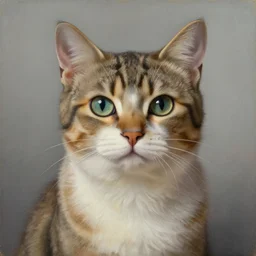 a biblically accurate cat, surrealist painting, very detailed