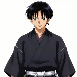 miyamoto musashi, anime, highly detailed, digital art, centered, portrait, colored accurately, in the style of kentaro miura