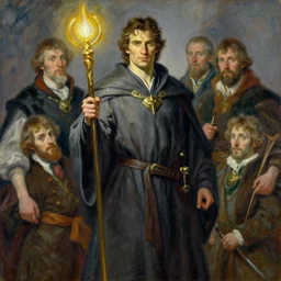 henry cavill as dnd wizard, painting by tom of finland, gaston bussiere, craig mullins, j. c. leyendecker, claude monet