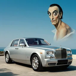 rolls royce phantom, by cronenberg, by dali
