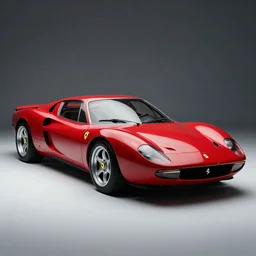 a retro futuristic ferrari 2 5 0 tr concept, studio lighting, award - winning car magazine photography