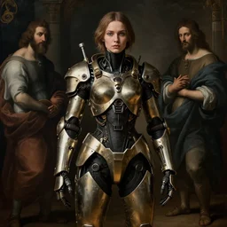 woman wearing raypunk avantgarde exoskeleton armor concept art by hieronymus bosch, baroque painting, perfect center composition, detailed octane render trending on artstation artgerm, 8 k artistic photography, volumetric cinematic perfect light, chiaroscuro, masterpiece, raphael, caravaggio, beksinski, rutkowski