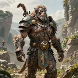 beastman concept, wearing tribal armor, beksinski, wayne barlowe, adrian smith fantasy art, the hobbit art, the witcher concept art, trending on artstation - w 6 0 0